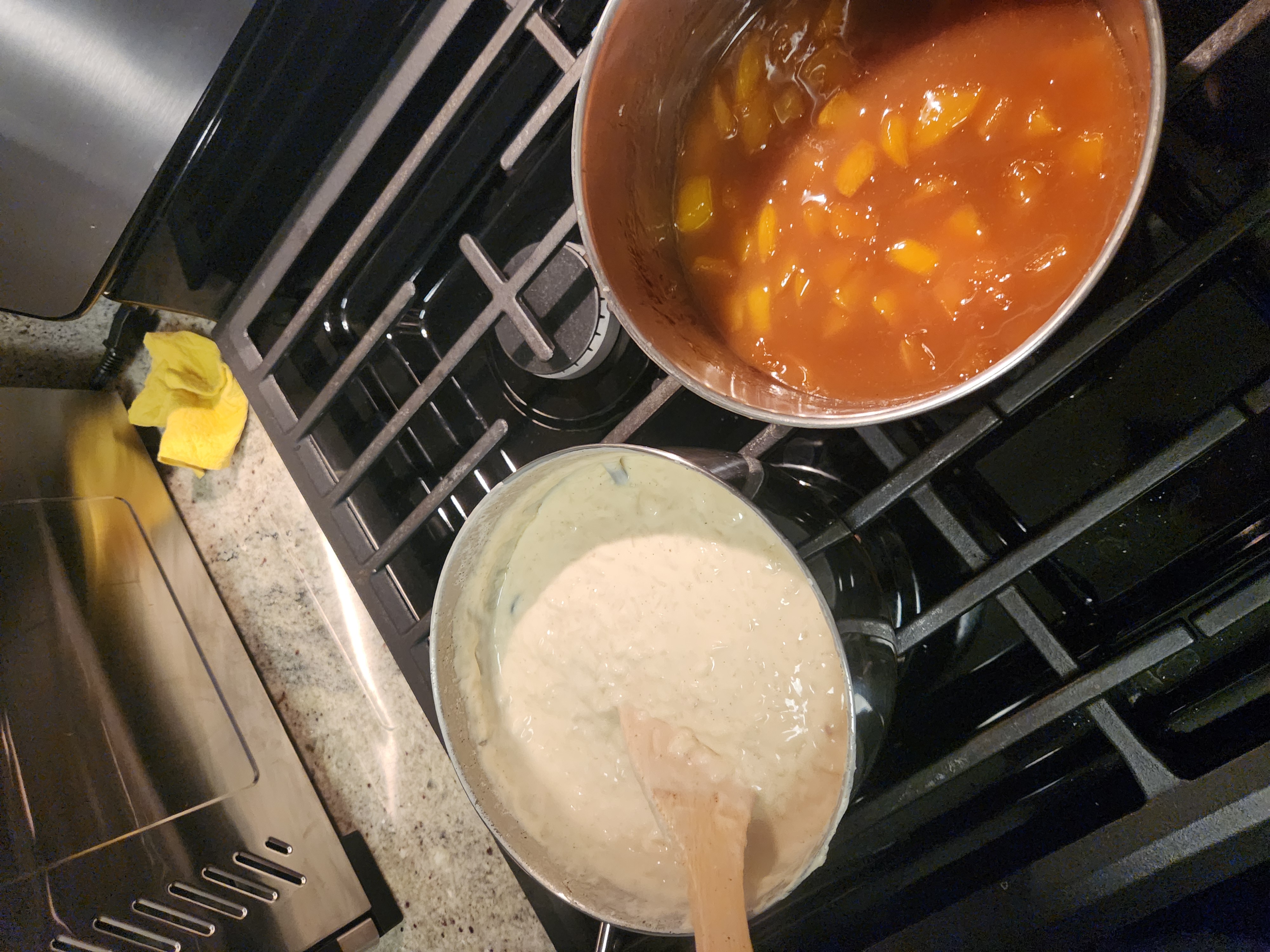 caramel and pudding finish