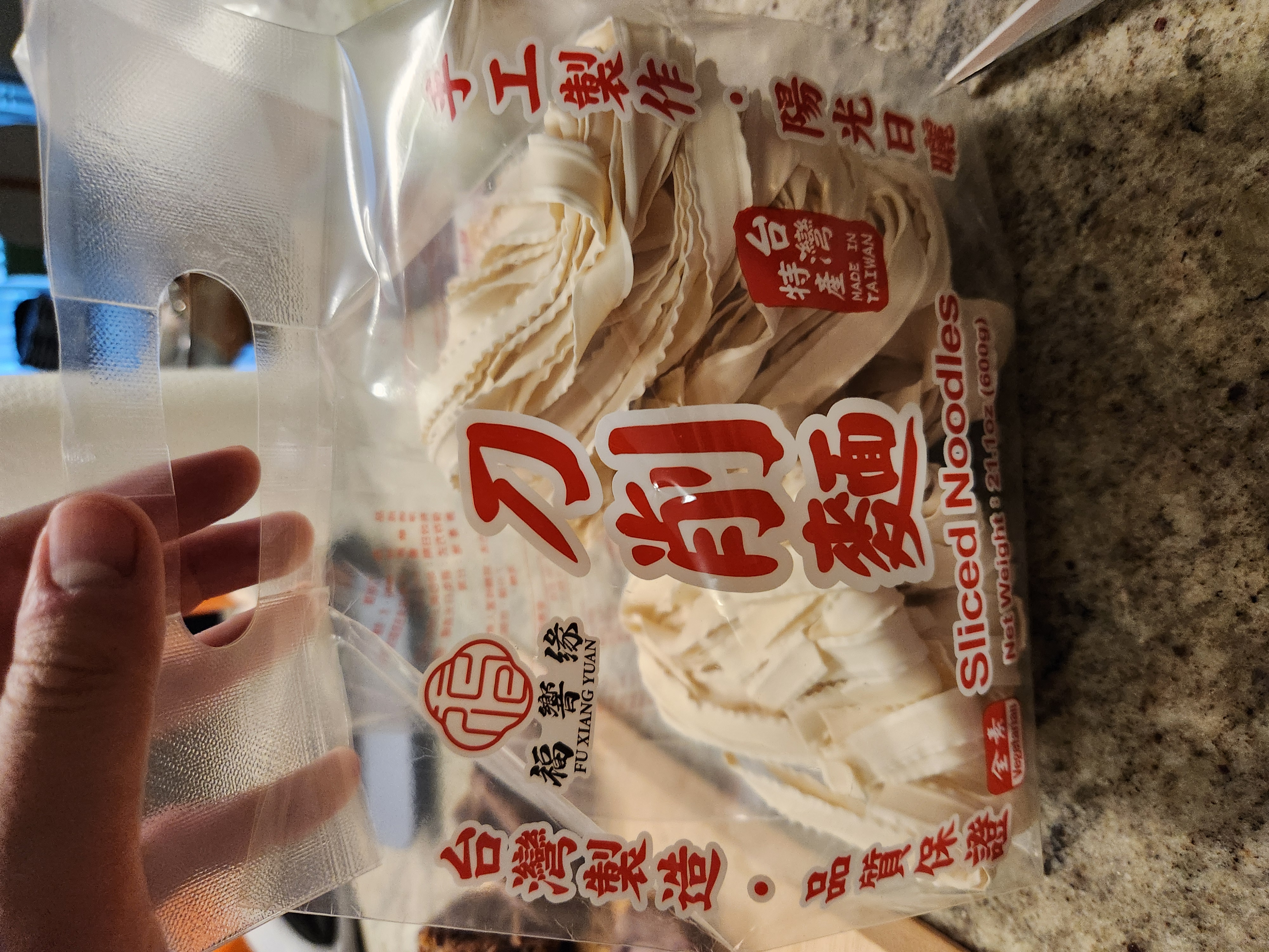 noodles in package